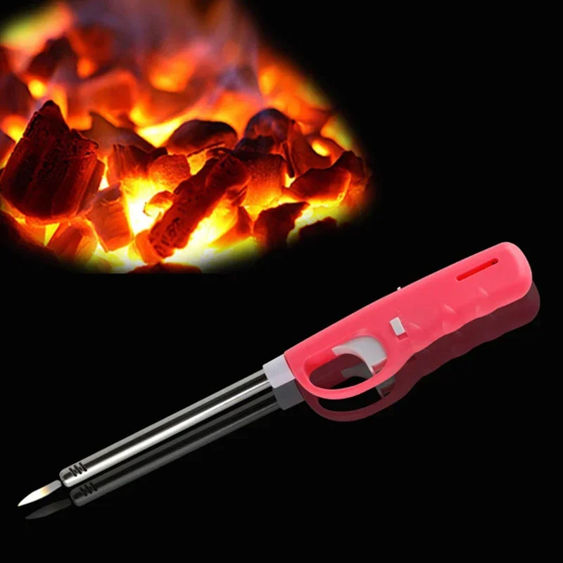 Candle Lighter Butane Gas Refillable Plastic Torch Lighter Multi-purpose for Kitchen Fireplace Pilot Light BBQ Stove