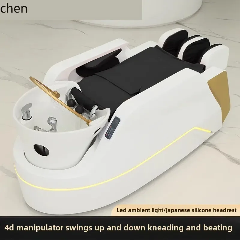 MR  smart shampoo bed hair salon special electric barber shop ceramic basin water circulation fumigation home decor
