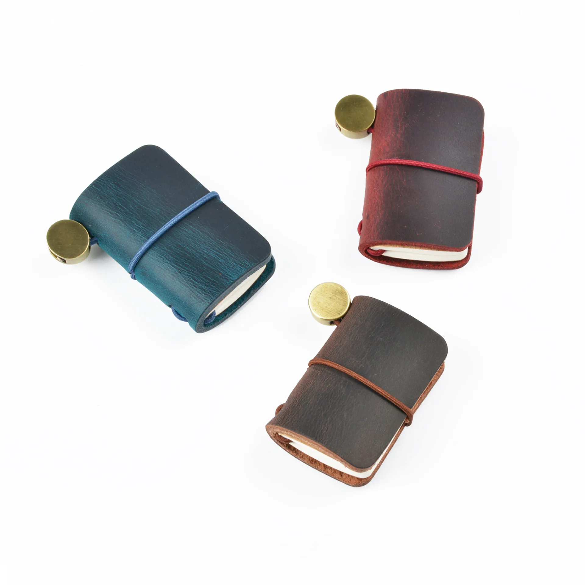 Leder Notebook Mini TN Mini Reise Anhänger Rindsleder Dekoration