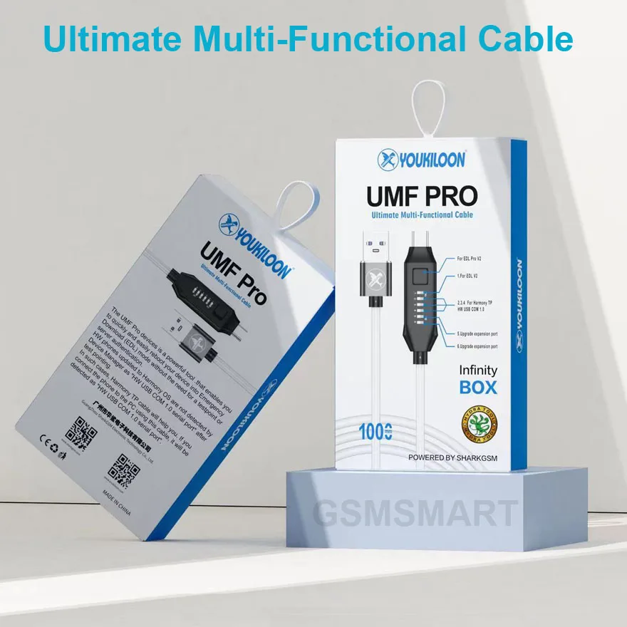 أقصى كابل UMF Pro متعدد الوظائف ، UMF كل الحذاء ، EDL V2 للتناغم TP HW USB ، COM1.0