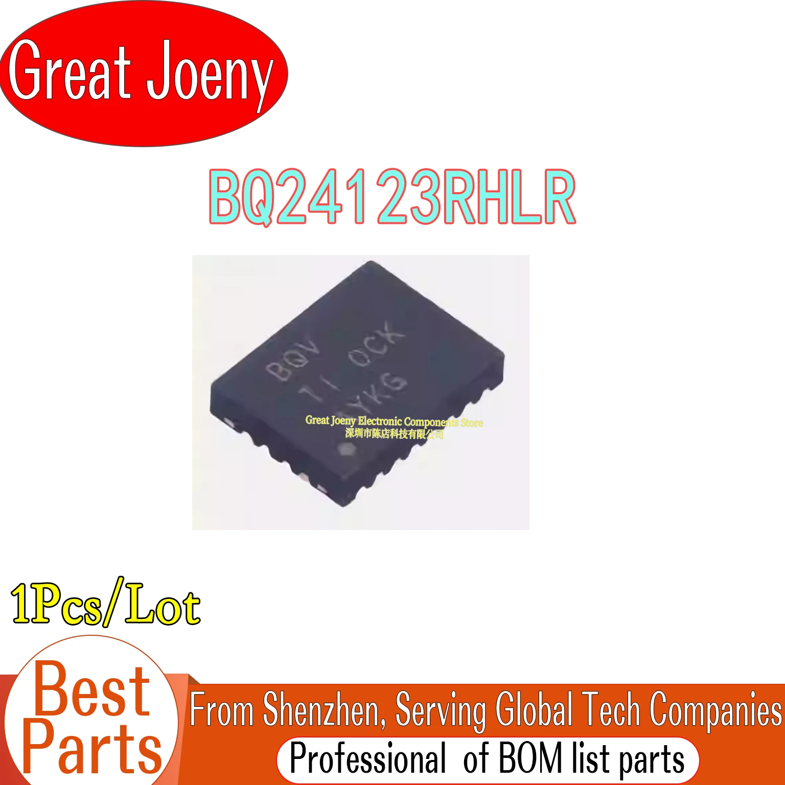 100% New Original BQV BQ24123RHLR IC Chipset VQFN-20