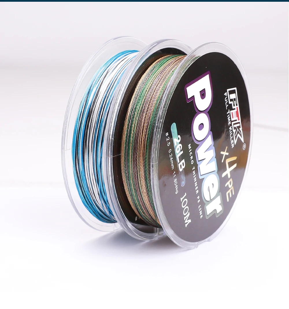 FTK PE X4/X8 Karpfen-Angelschnur 300/500m 4/8 Stränge Geflochtene Extrem Starke Verschleißfeste Multifilament Meeres-Salzwasser-Schnur – Detail 13