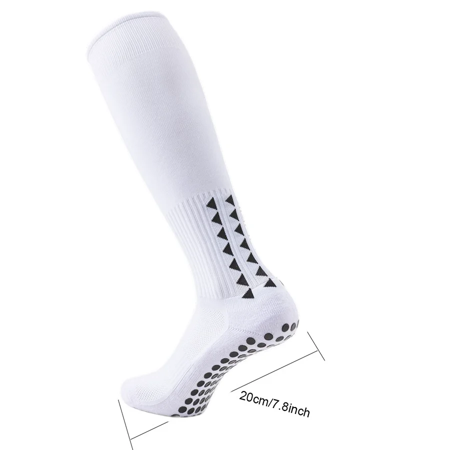 2/7pairs Towel Base Shockproof Running Grip Socks Non Slip Breathable For Mens Womens Football Cycling Tennis Skate Baseball