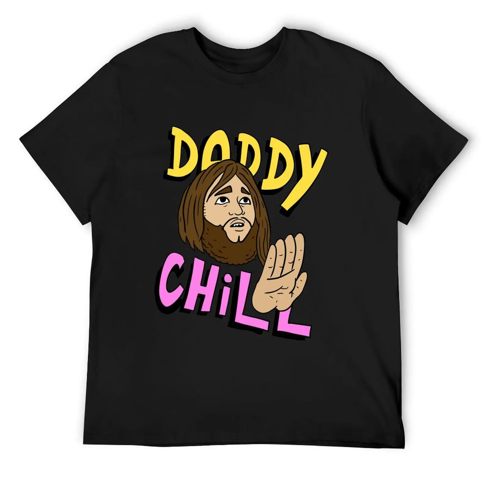 

daddy chill, funny design. T-Shirt anime stuff blue archive plus sizes anime t shirts black t shirts for men