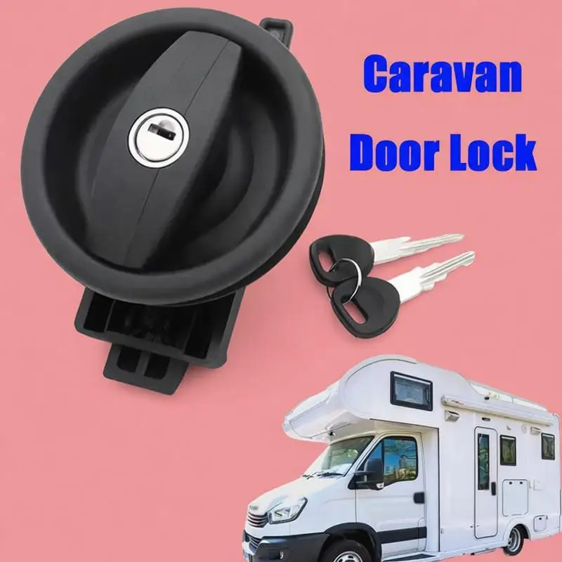 1Pc RV Door Lock Concealed C/W Left Hand Camper Door Lock For Vecam Zadi Caravan Motorhome Door Latch Accessories