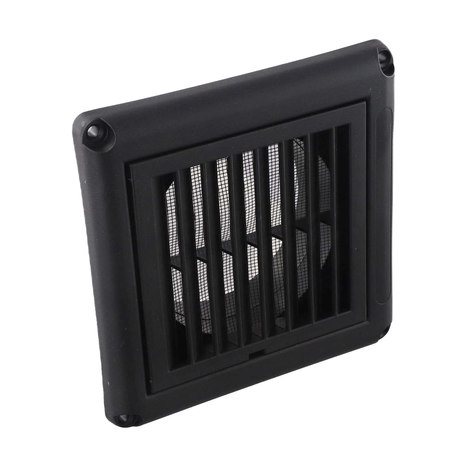 4 Inches Black Plastic Vent Long-lasting Construction Optimal Ventilation User-friendly Design Comfortable Living Space