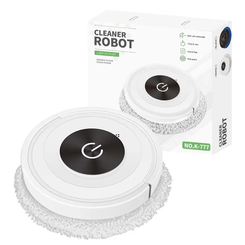 Popular Electric Intelligent Mopping Robot Portable Usb Rechargeable Mopping Robot Can Clean Houses In All Directions