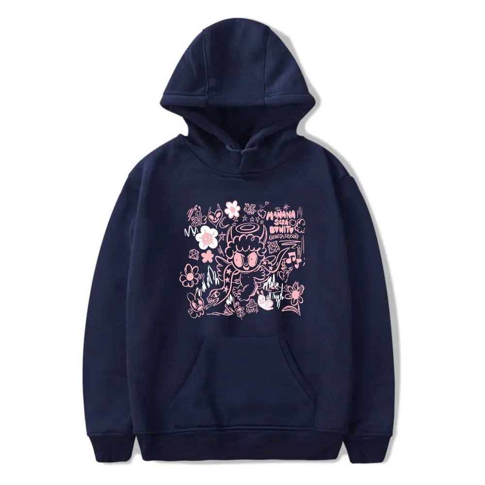 Karol G Hoodies Mañana Será Bonito Bichota Season Album Merch Print Men women Clothes Autumn Winter Sweatshirts