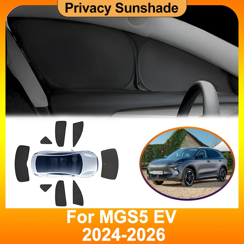 

Автомобильный солнцезащитный козырек для MGS5 EV, аксессуары MG ES5 2024 2025 2026, конфиденциальная штора, защита от ультрафиолета, солнцезащитный козырек, инструмент, складные автомобильные аксессуары