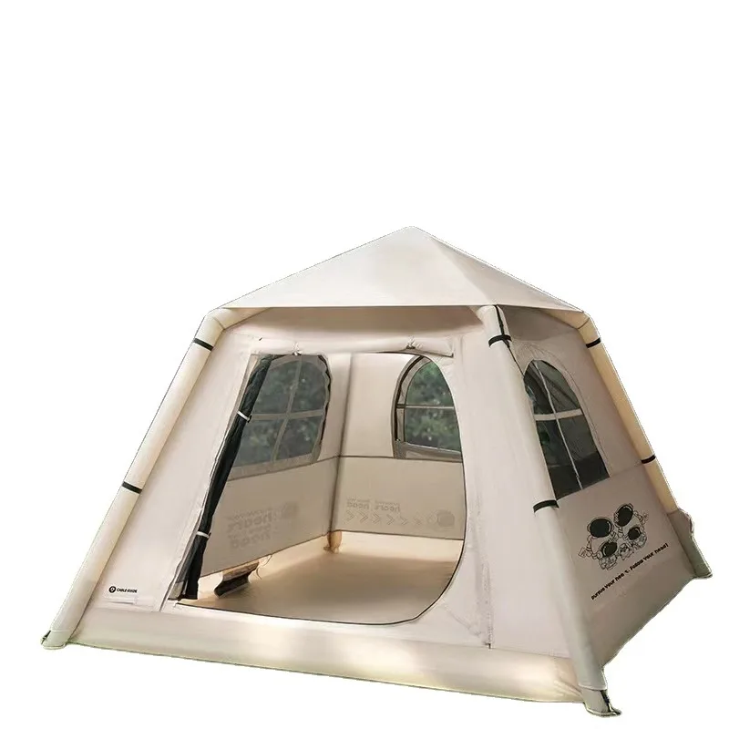 Inflatable Camping Tent Outdoor Oxford Canvas Luxury Camping Inflatable Tent