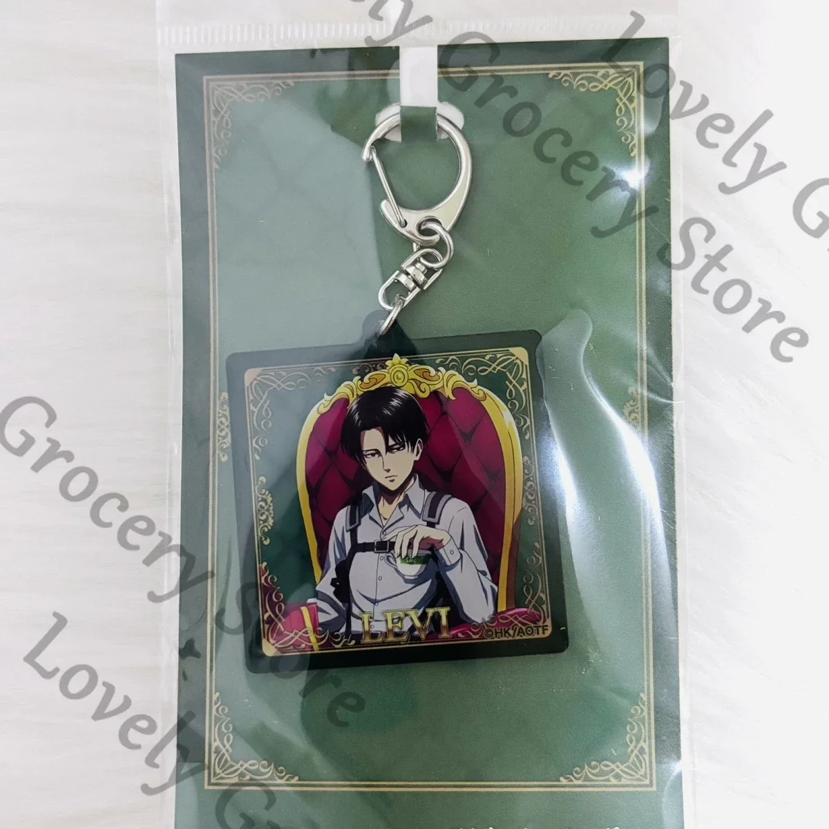 アニメリヴァイ・アッカーマン進撃の巨人アタック・オン・タイタンズコスプレ漫画アクリルキーホルダーキーリングウィジェットギフト