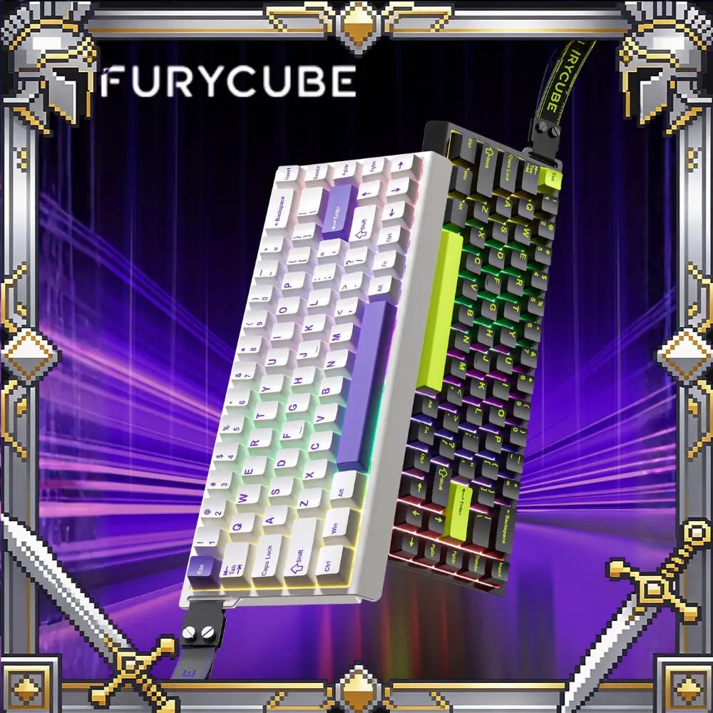 FURYCUBE M68HE E-sports Magnetic Keyboard Wired 0.1ms Low Latency Custom Game Water Proof Keyboard FPS Gamer Gaming Accessories