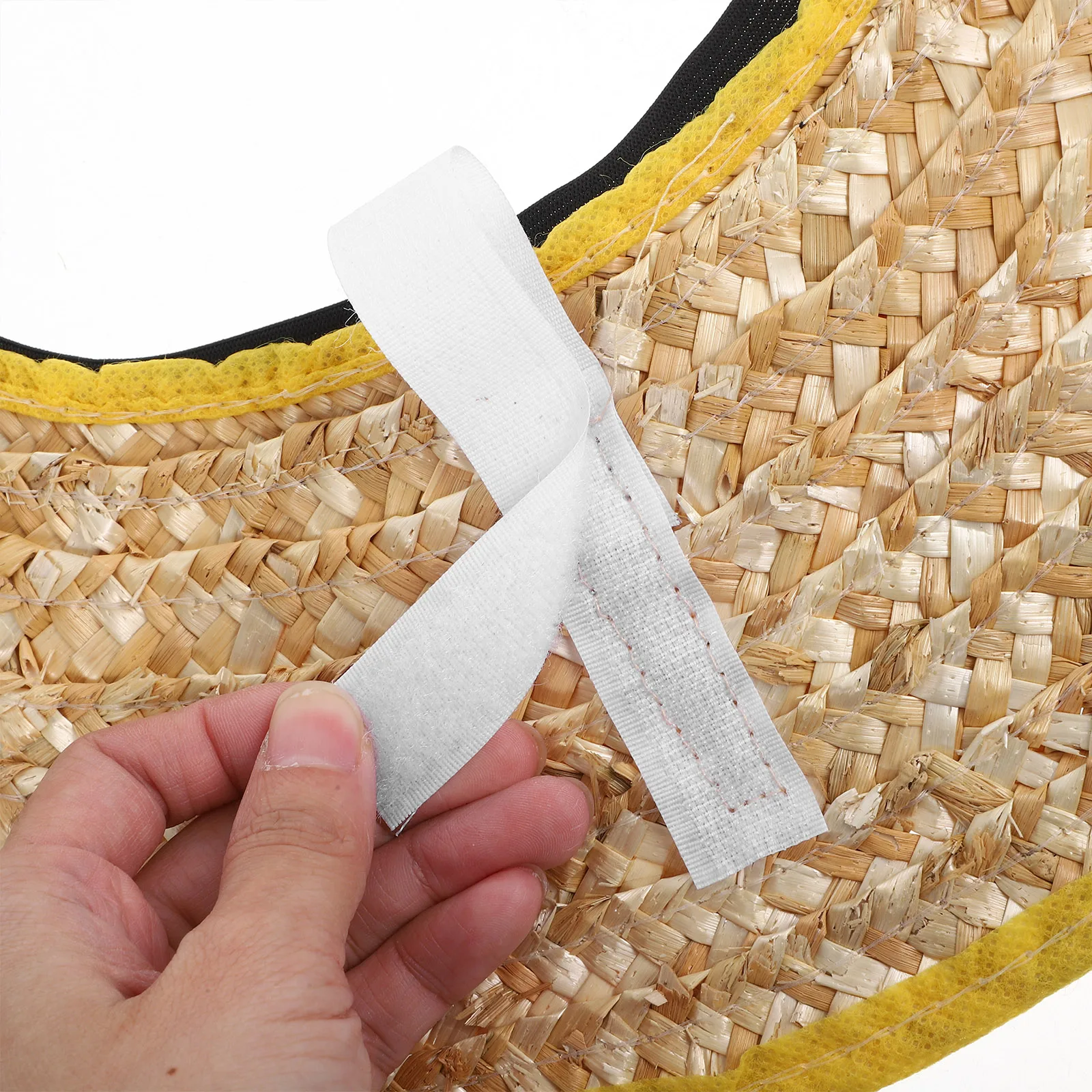 

Construction Sun 45cm Brim Hard Shade Caps Straw Full Brim Hard Hat Shade Cover Removable Visor Sun Protection Breathable
