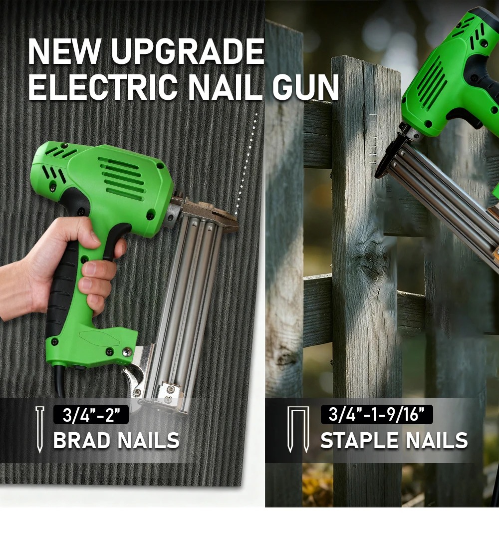 Electric Nail Gun Woodworking Nail Gun Air Nail Gun F30/F25/F20/F15 Straight Nai