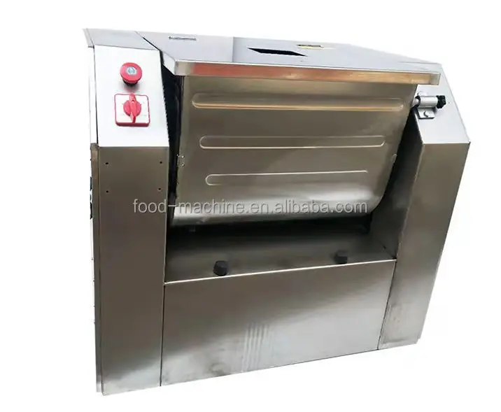 50 كجم سعة كبيرة خلاط دقيق من الفولاذ المقاوم للصدأ آلة خلط عجين الطعام #4