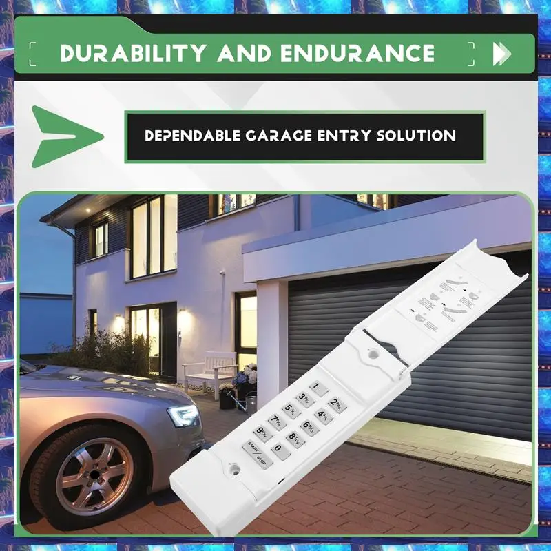 

2025 2Pcs For Linear Garage Door Opener Keypad, MDTK Garage Door Keypad Compatible With Linear Garage Door Opener,2Pcs For Linea