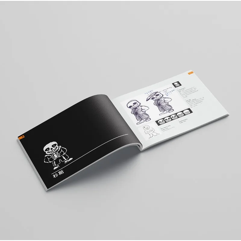 Undertale Art Book Physical Book Full-Color Artbook Merchandise Game Setting Illustration Collection Frisk