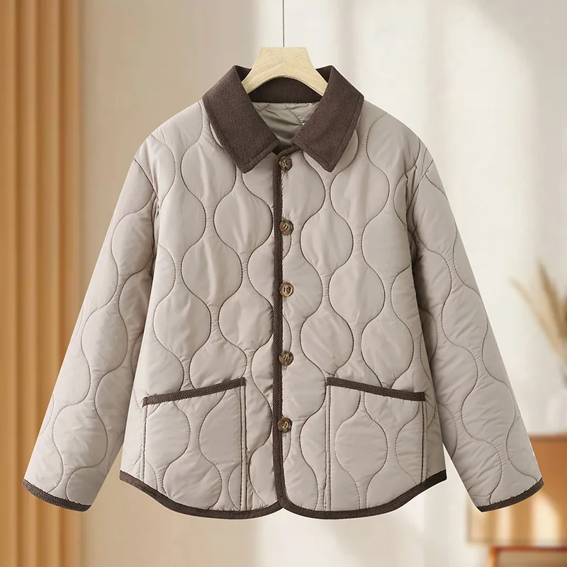 New Fashionable Lightweight Winter Clothes Middle-aged Mothers Winter Warm Cotton-padded Jackets Middle-aged Elderly Women 2026