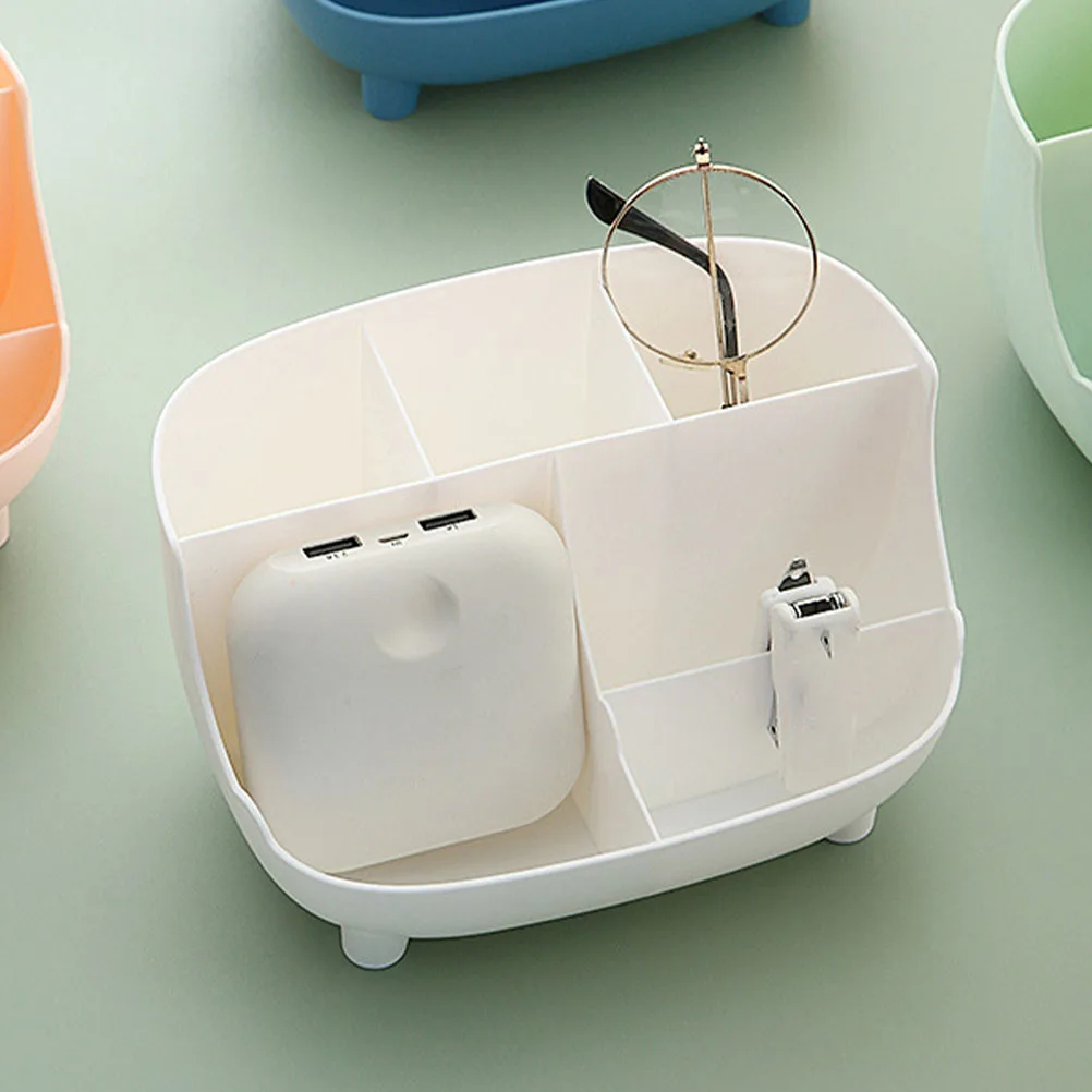 

Plastic Desktop Storage Box Multi compartment Stationery Holder School Office File Folder ganizer