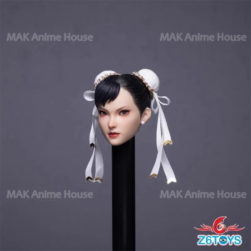 Z6TOYS ZC020 1/6 Skala Weibliche Mobile Augen Schönheit Kopf Skulptur PVC Modell Fit 12'' TBL Weibliche Soldat Action Figur körper