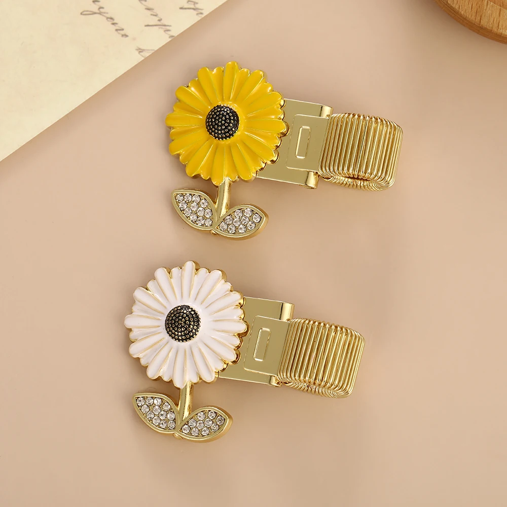 1pc Vintage Pineapple Metal Pen Clip, Spring Loaded Pen Holder for Notebook Journal Office
