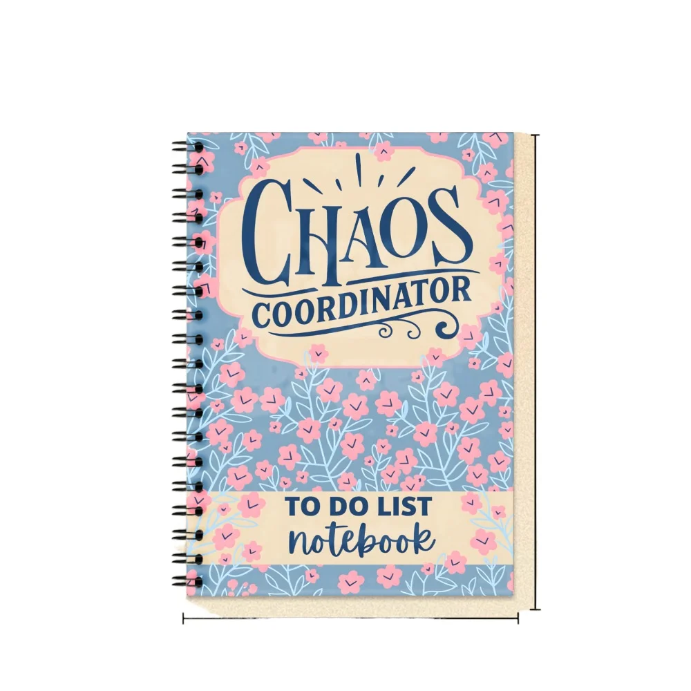 New Popular Cross-border 100 Pages A5 To-Do List Spiral Notebook, Sketchbook, Diary & Writing Pad