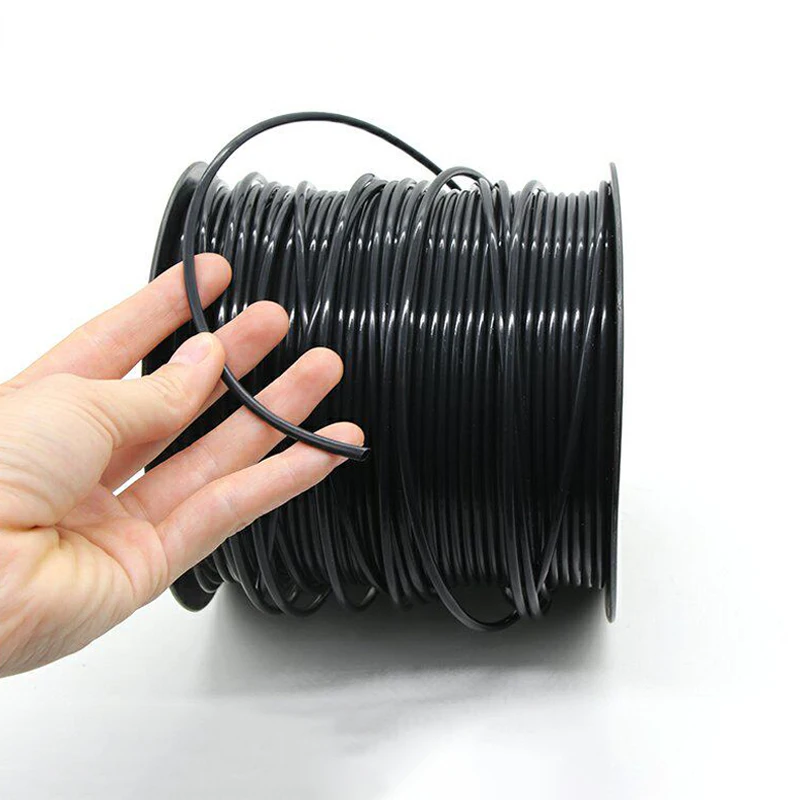OD: 0.6~10mm PTFE Tube Black Capillary Insulated Hose Rigid Pipe Temperature Corrosion Resistanc