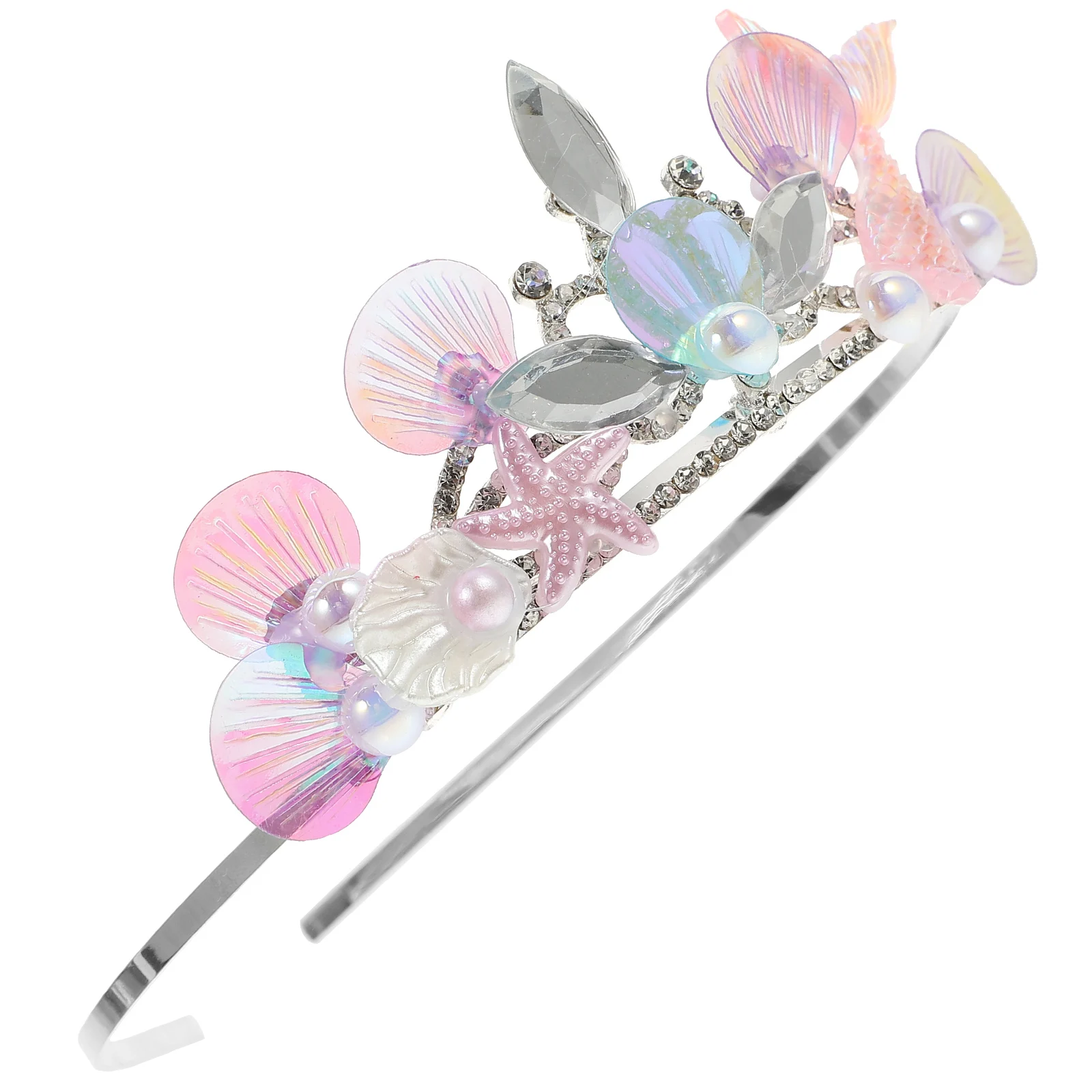 

Mermaid Headb Rhinestone Cute Headb s Crown Hair Accessories Party Headdress Toddler Headb s Holiday Ocean Theme