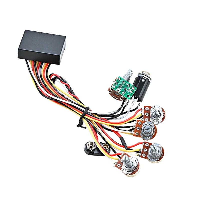 Бас 3-полосный активный и пассивный эквалайзер схема предварительного усиления для звукоснимателя басов