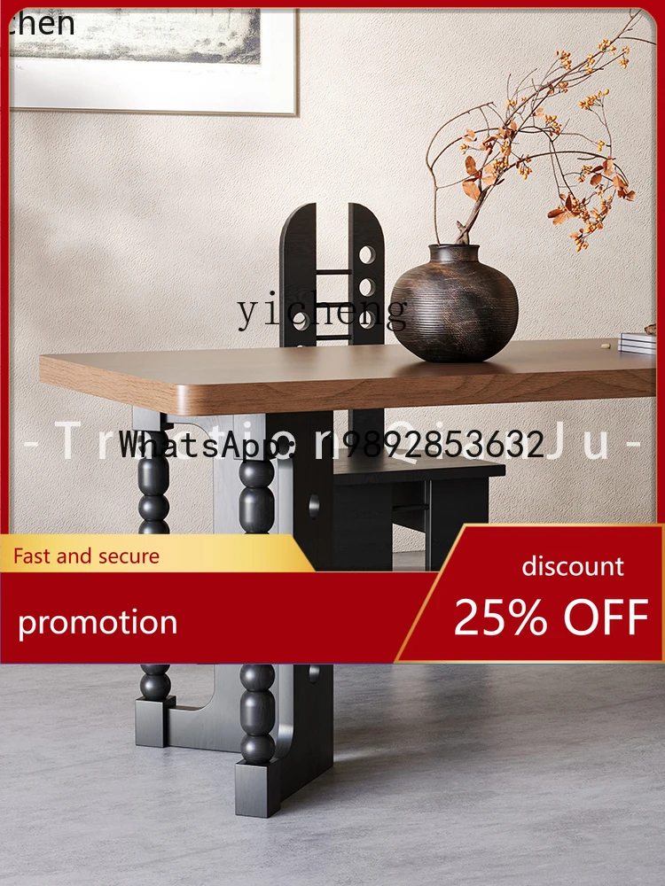 

YFY Solid Wood Dining Table and Chair Set for Home Use in Small Apartments