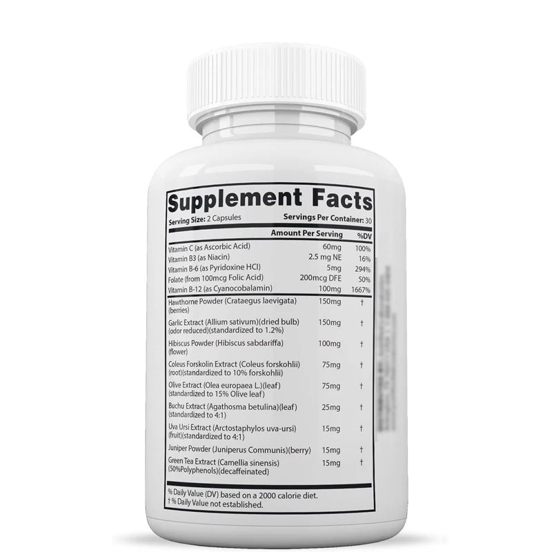 Blood Balance Advanced Formula 620MG Formula Supplement 60 Capsules