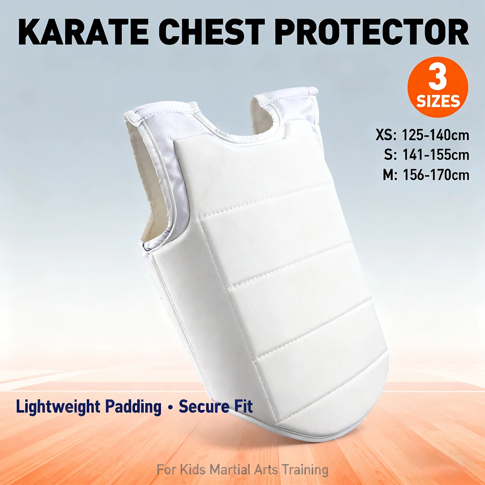 Chaleco protector de pecho para Taekwondo, Karate, talla XS/S/M, armadura protectora, Taekwondo, boxeo, competición, ropa de protección para el pecho