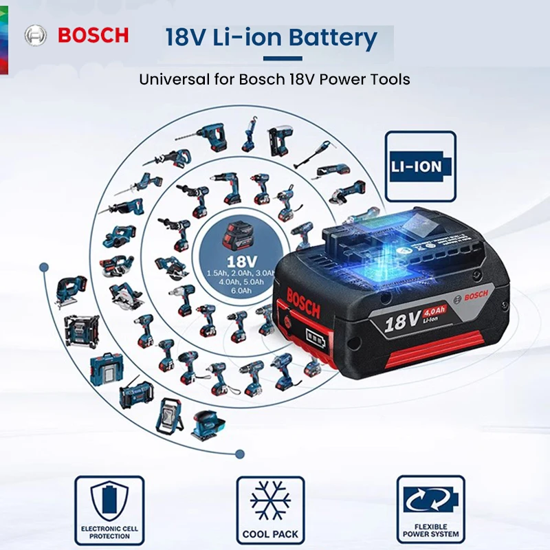 Bosch Original 18V Li-ion Battery Universal for Bosch 18V Power Tools