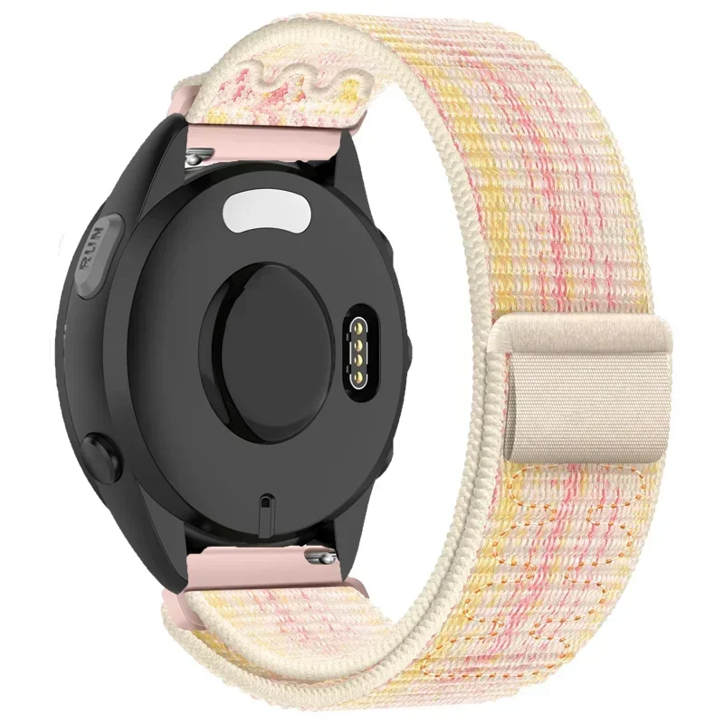 20 مللي متر 22 مللي متر حزام النايلون ل Garmin Approach S50 Forerunner 970 570 965 265 165 55 سوار Garmin Active 6/5 Vivoactive 6/5/4 Band