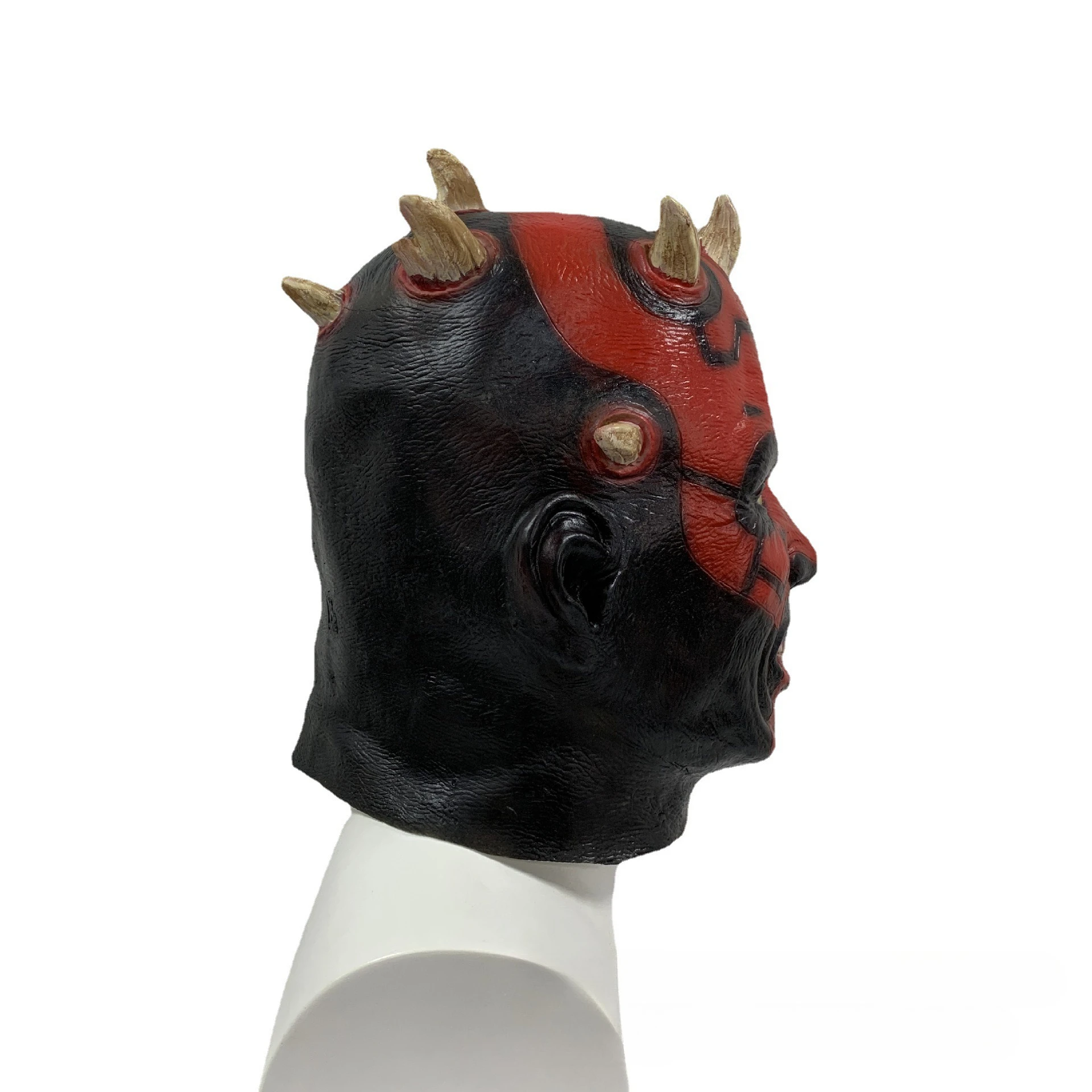 Jedi Knight Sidious Lightsaber Sith Alien Darth Maul Mask Halloween Mask Science Fiction Movie Props Darth Maul Cosplay Masques - view 5