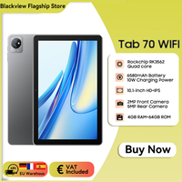 Blackview Tab 70 WIFI Tablet Android 13 10.1-inch HD Display 4GB 64GB 6580mAh Battery 2.4G/5G wifi tablets PC