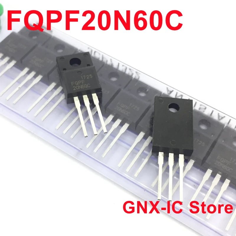 10PCS-30PCS/Lot 100% Real Original New FQPF20N60C TO-220F MOSFET 20A 600V FQPF20N60 20N60C