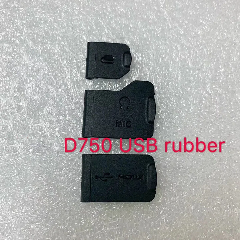 

3 pcs/Set for Nikon D750 USB Shell Leather Plug Rubber Parts