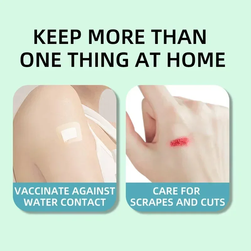 PU لاصق مقاوم للماء شفاف 50 قطعة 38*38 مللي متر مربع ضمادة إسعافات ملصق واقي