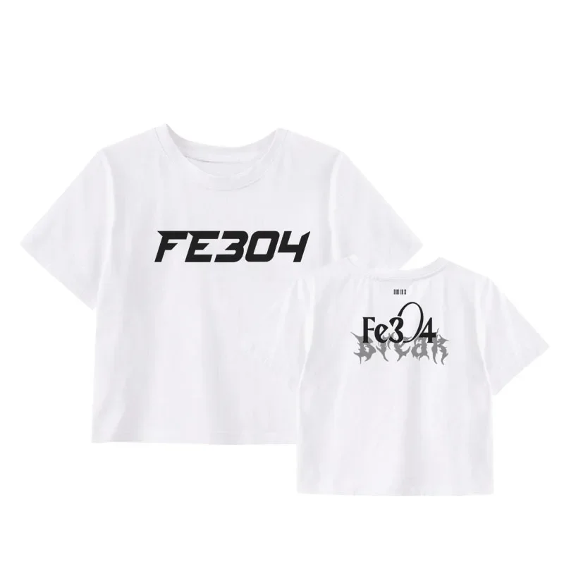 KPOP NMIXX Fe3O4: BREAK Ablum 오버사이즈 T 셔츠 LILY HAEWON SULLYOON BAE JIWOO KYUJIN 100% 코튼 반소매 그래픽 티셔츠