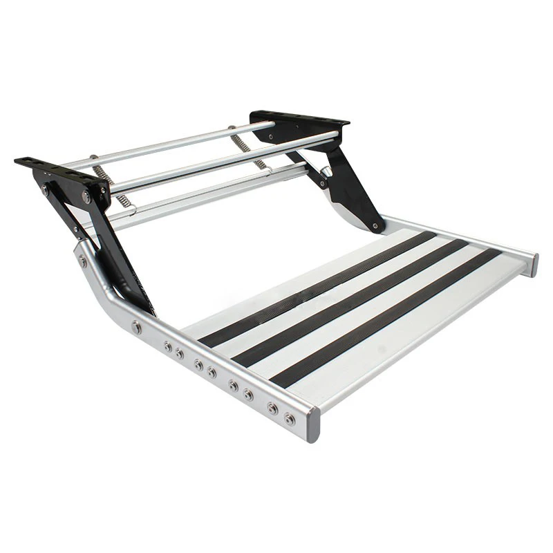 

Motorhome Modification Accessories Pedal Foldable Aluminum Alloy Step Single And Double Layer Motorhome Trailer Welcome Pedal