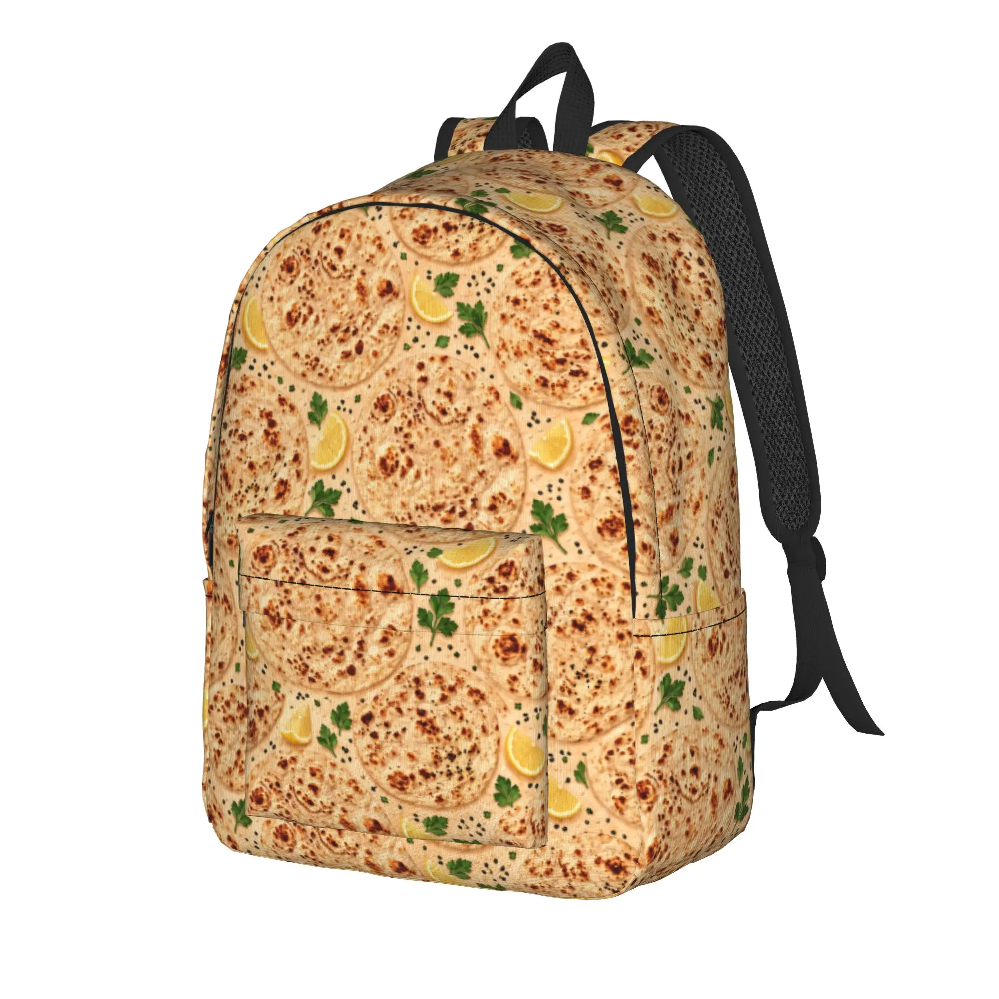 Lemon Pizza Accent Backpack  Outdoor Backpacks Unisex Style High School Bags Colorful Lightweight Rucksack