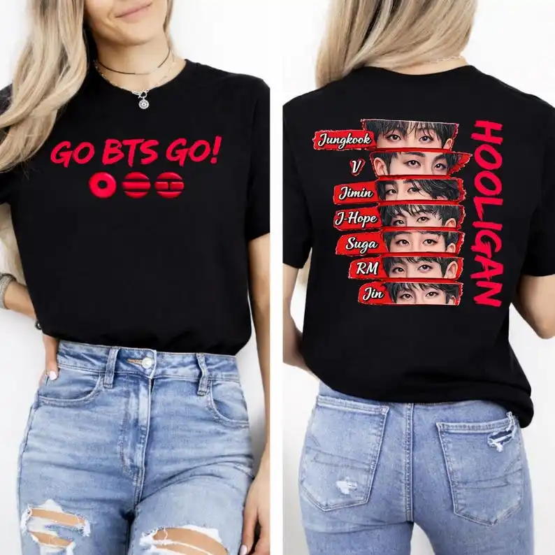 2026 BTS Arirang World Tour T-shirt Kpop Fans Gift Outfit Fashion Summer Men's Women's Sport Breathable Quick-drying T-shirt