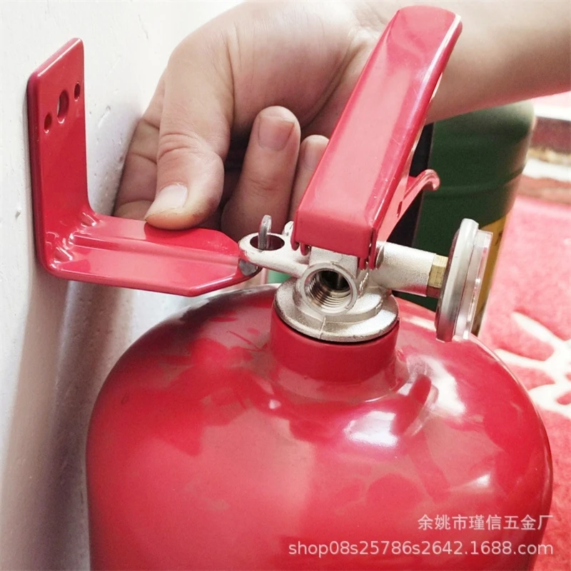 

Heavy Duty Extinguishers Wall Mounts Sturdy Iron Brackets Extinguishers with Installation Hardware for Home