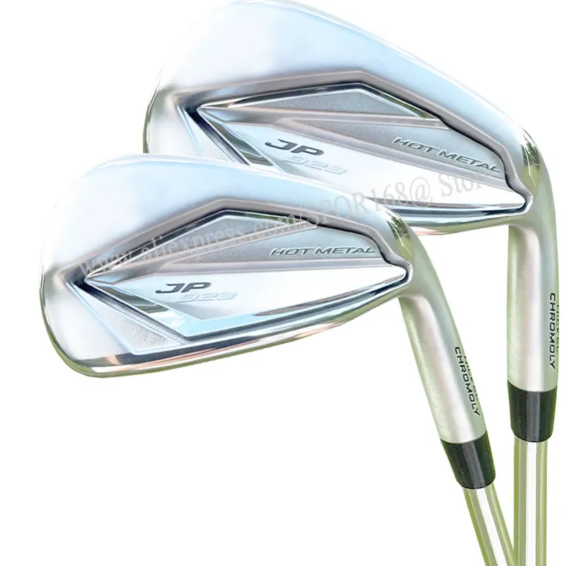 Mazze da golf Ferri da golf Uomo JP 923 HotMetal Ferri da golf Set di ferri per destrimani NS PRO 950 Alberi in acciaio R o S Flex 5-9 PGPS