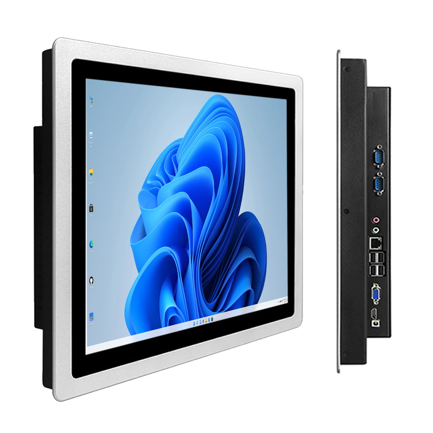 17 19 21.5 inch industrial all-in-one pc tablet computer with capacitive touch screen panel pc built-in wifi RS232 com win10 pro