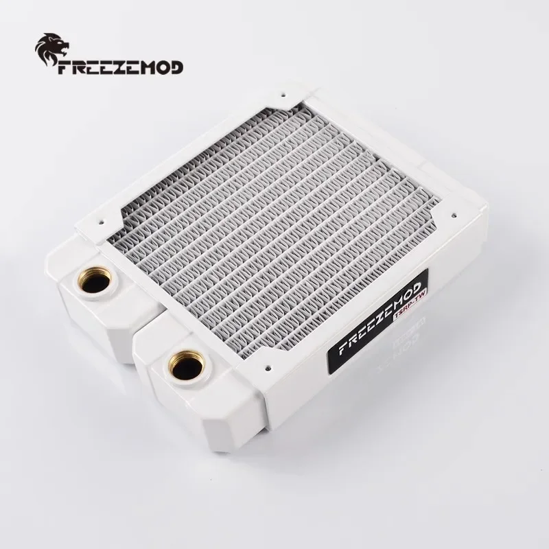 

FREEZEMOD 120mm Computer Water Cooling Radiator G1/4 Copper Heat Sink White TSRP-TW120