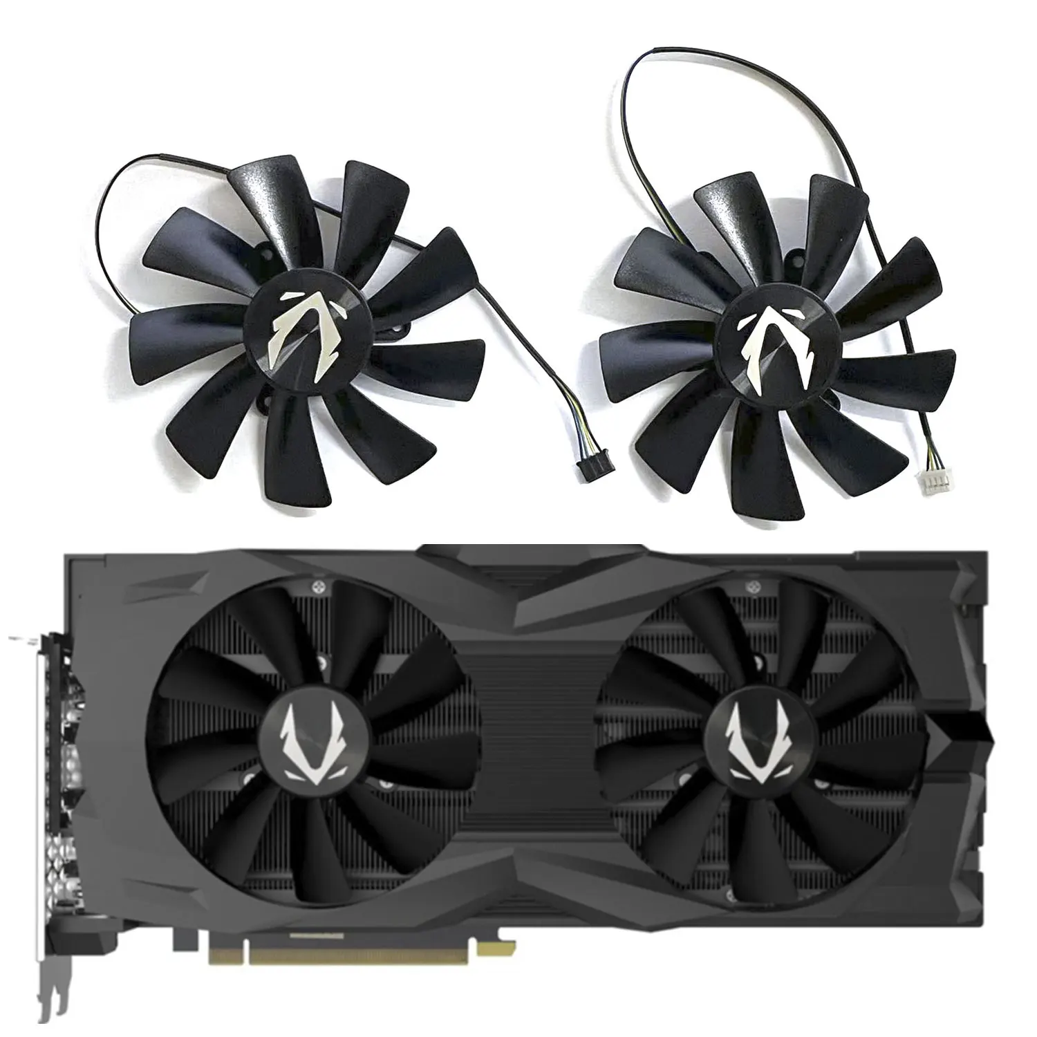 For ZOTAC GeForce RTX 2080 RTX 2080 Ti SUPER AMP Graphics Card Cooling Fan New RTX2080TI GPU Fan 4PIN 100MM GAA8S2U Fan