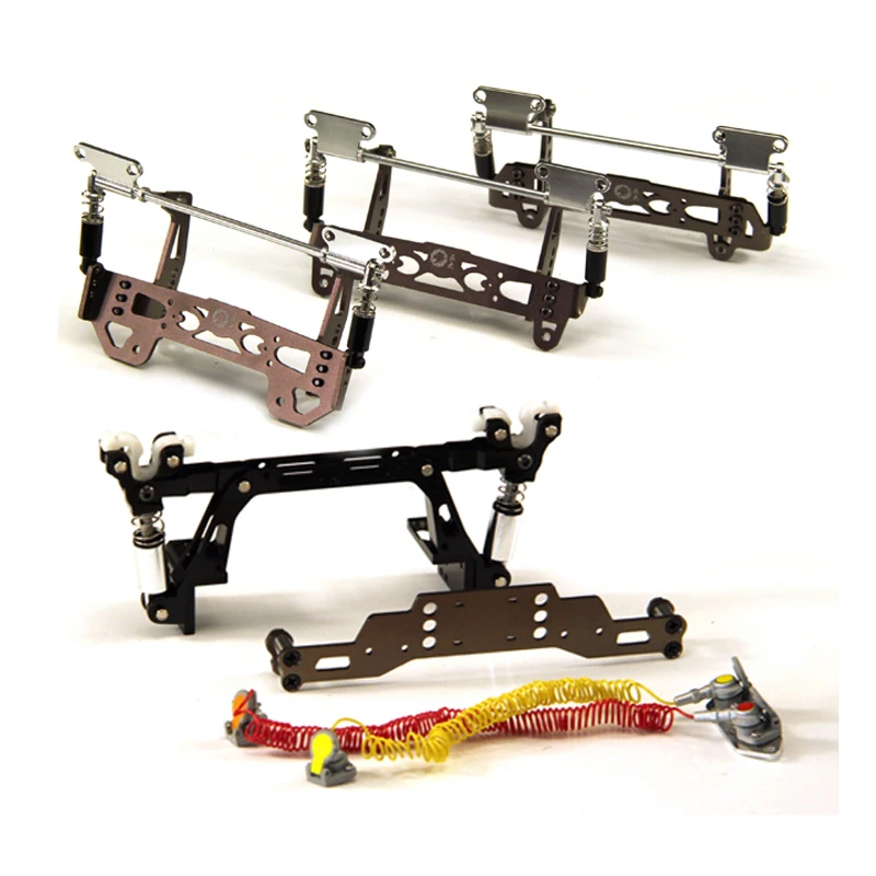 Metal car shell buckle dynamic Body suspension system For 1/14 Tamiya RC Truck For scania For man