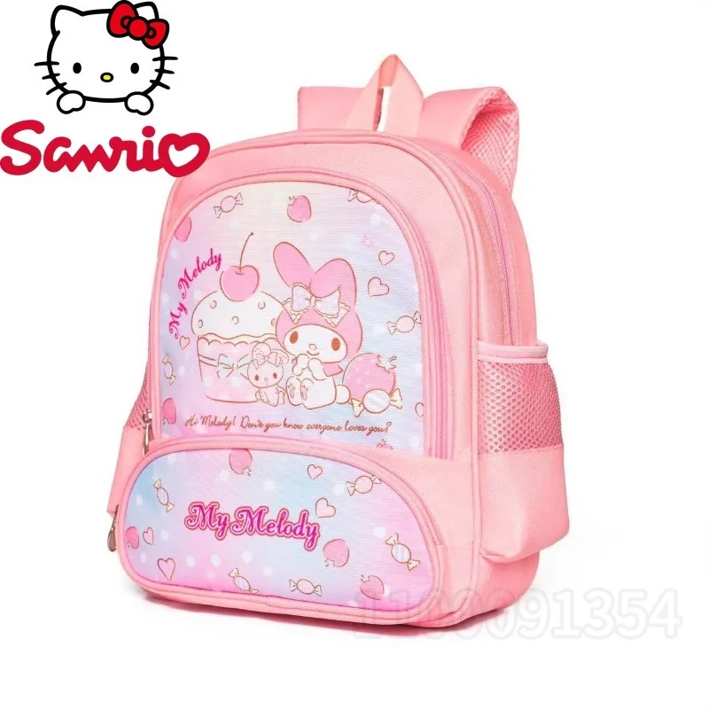 Kuromi Girls Luxury School Bag, mochila leve, alta qualidade, desenhos animados, marca, moda, jardim de infância, novo